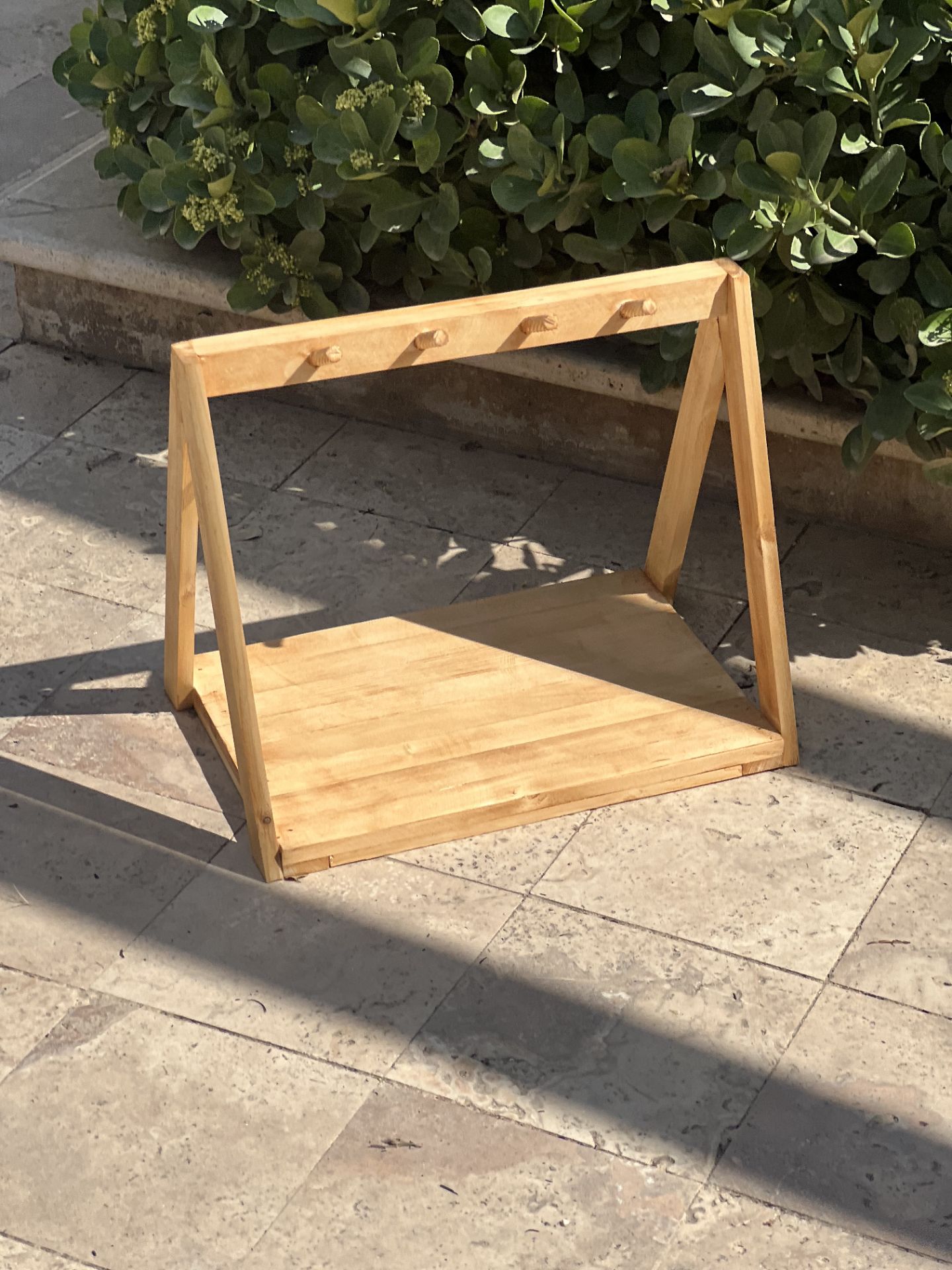 استند چوبی جمع‌وجور مدل دلنشین | نظم‌دهنده دست‌ساز آشپزخانه
